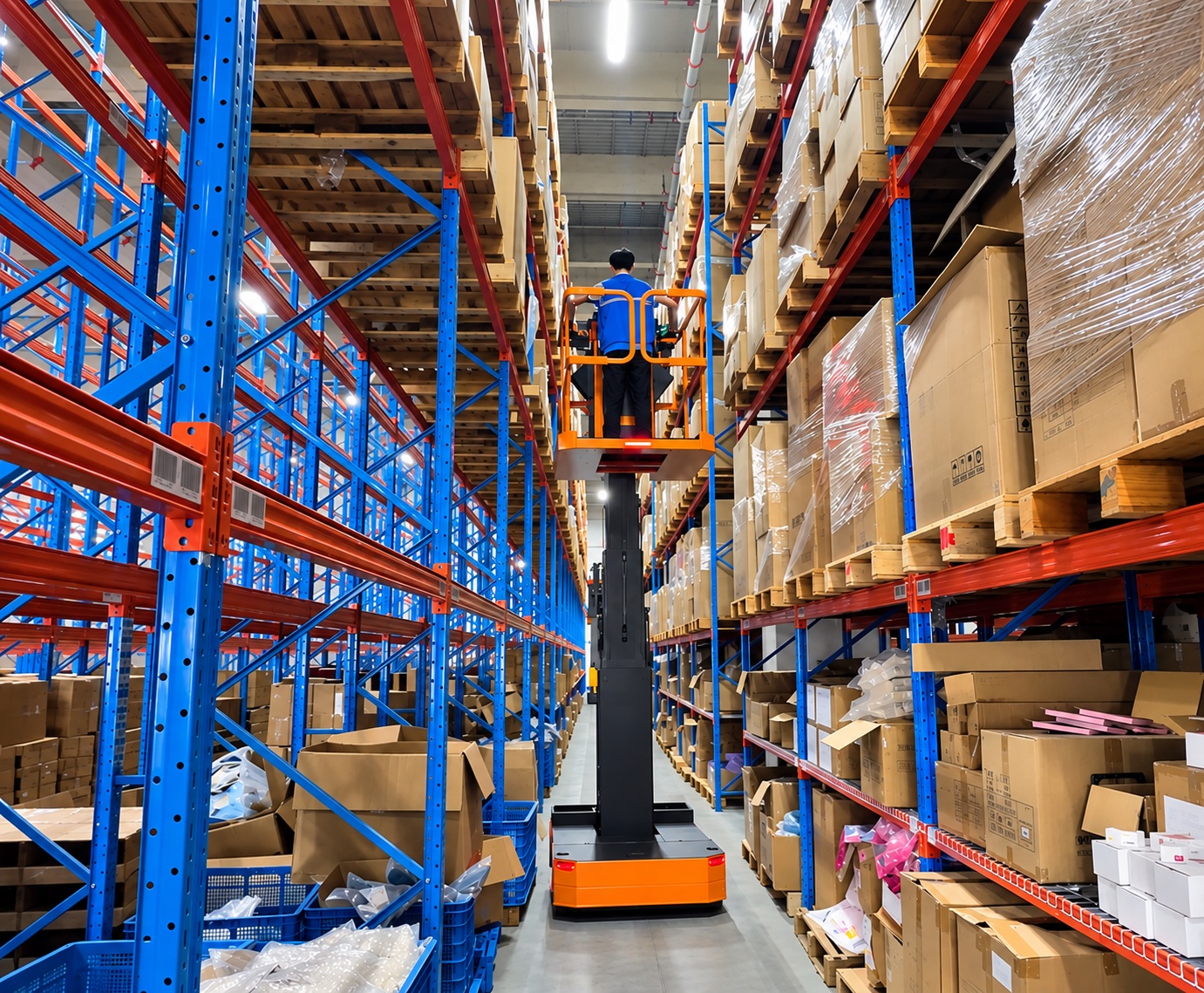 K65 high-bay warehouse operation