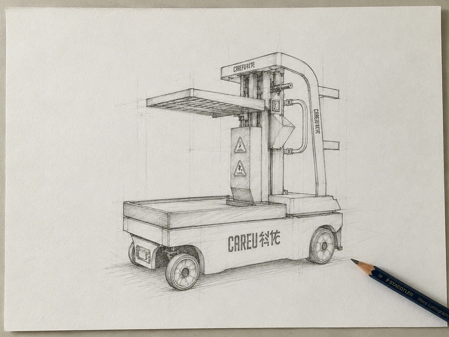 CAREU科佑 K30 order picker sketch